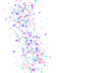 Rainbow Background. Festive Art. Pink Party Glitter. Retro Flyer