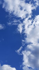 blue sky with clouds