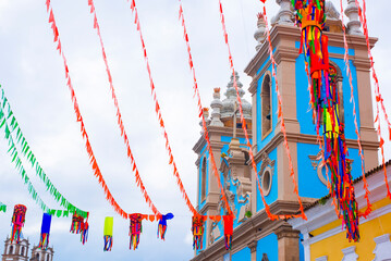  Decoration of Pillory, Sao Joao Festival, Historic Center of Salvador, Bahia.