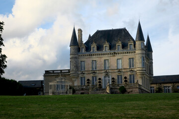 Obraz premium Castle of La Goujonnerie in France