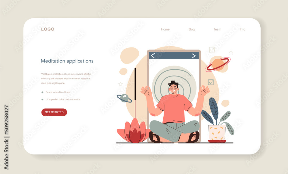 Poster hyperfocus idea, how to become more efficient web banner or landing page