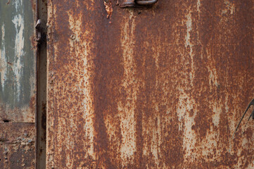 Texture metallic rusty background surface. High quality photo
