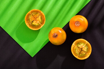 Solanum quitoense - Organic sweet tropical naranjilla