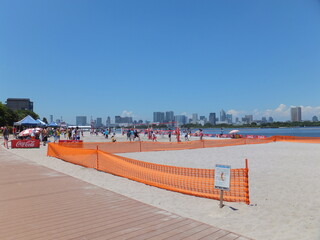 お台場でビーチバレー
２０１１年