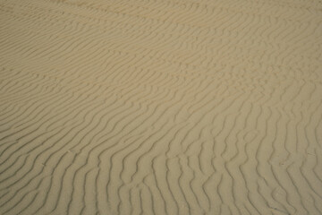 Sand patterns on the beach