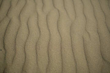 Sand patterns on the beach