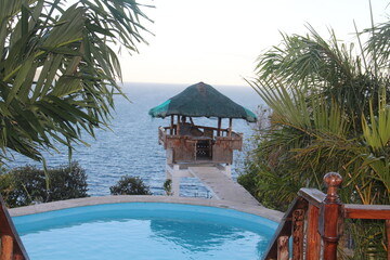 Obraz premium Nipahut overlooking the ocean