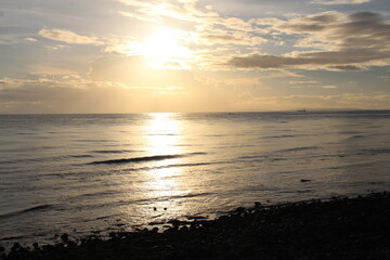 Fototapeta premium Sunrise, Sogod, Cebu, Philippines