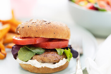 Vegan Grilled Mushrooom Burger