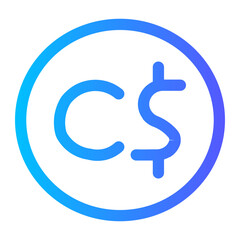 Flat Gradien gradient icon