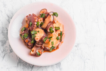 タコのピリ辛和え