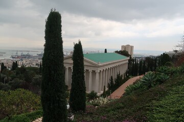 Obraz premium Bahá'í Gardens; Haifa, Israel