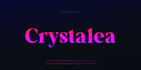 Royal, an elegant alphabet font and number. Premium uppercase fashion Design typography. vector illustration