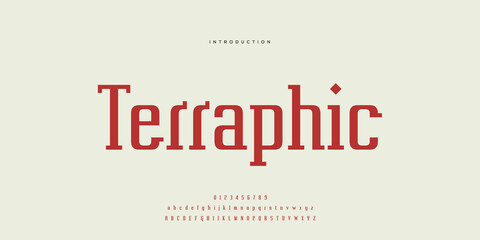 Fototapeta premium Royal, an elegant alphabet font and number. Premium uppercase fashion Design typography. vector illustration