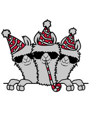 Party Lamas Geburtstag feiern 