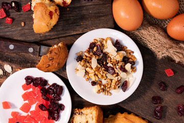 delicious homemade muffins with toasted nuts and seeds to enjoy with the family