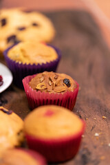 delicious homemade cupcakes made with nuts, toasted seeds and wholemeal flour to enjoy as a family with the kids