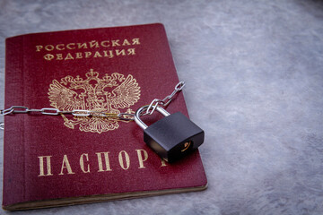 Ban for Russian citizens. Passport blocked. Closed borders.
