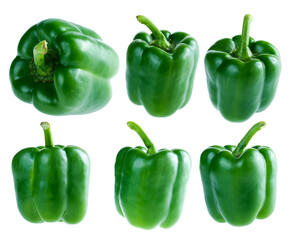 Fresh green peppers