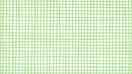 ナチュラルな手描き風の方眼チェックのイラスト　アスペクト比16：9