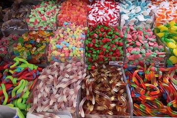 Candy store in Jerusalem, Israel
