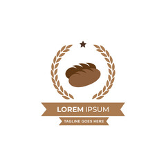 bakery logo vector template.