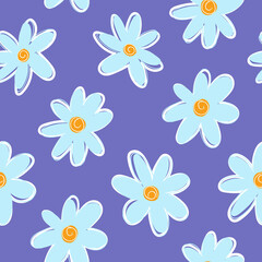 Obraz premium Floral seamless pattern. Spring paper. Flowers pattern.