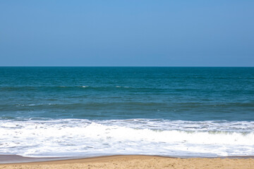 waves on the beach