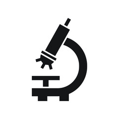 Microscope icon design isolated on white background