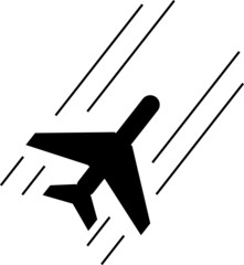 Air plane icon vector illustration on white background..eps