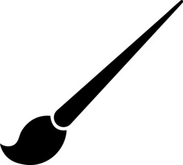  Brush Icon in trendy flat style isolated on grey background. Paint symbol for your web site design.eps