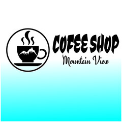 Coffee shop badge logo design. Perfect for modern coffee shop joints. Vector Illustration