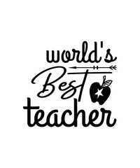 Fototapeta premium Teacher Svg Design