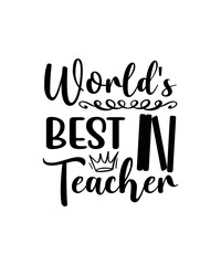 Teacher SVG Design