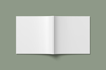 Square magazine mockup