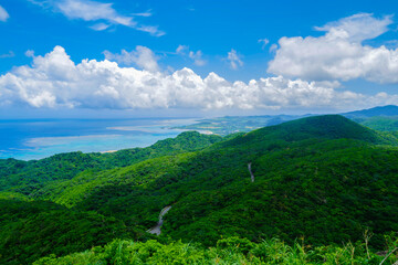 石垣島の展望台 / 野底岳