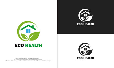 health center logo design illustration