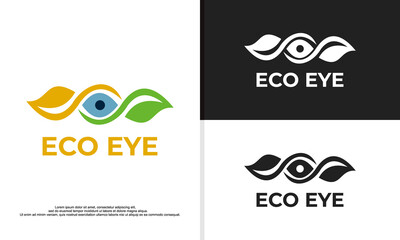 eye care logo design illustration