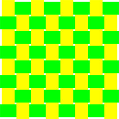 Vector pattern in green and yellow. seamless pattern