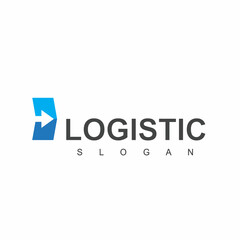Logistic Logo Template, Expedition And Transportation Business Icon