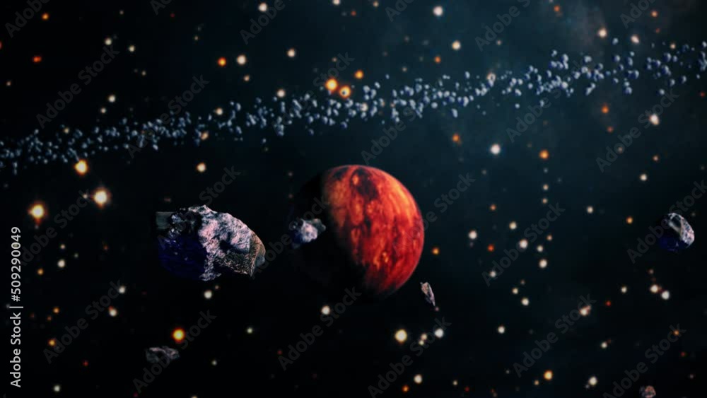 Poster space scence abstract space rock exploration through outer space towards center glowing milky way ga