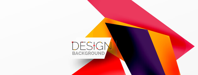 Background abstract overlapping shapes. Minimal composition vector illustration for wallpaper banner background or landing page