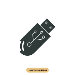 usb icons  symbol vector elements for infographic web
