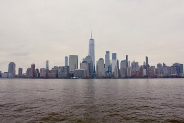 Obraz premium Freedom Tower with New York City Skyline