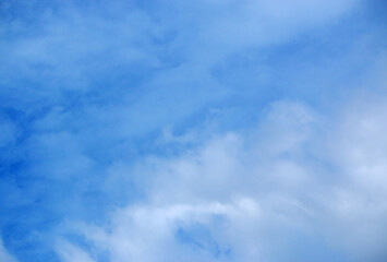 blue sky with white clouds
