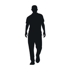 people, set of vector silhouettes