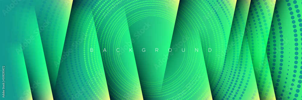 Aufkleber modern abstract green background with light multiply with shiny effect backdrop vector illustration 