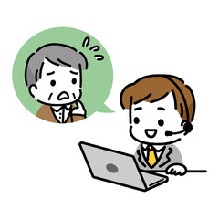 オペレーター　カスタマーサービス　対応