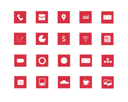 Icon pack red