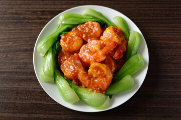 エビのチリソース煮